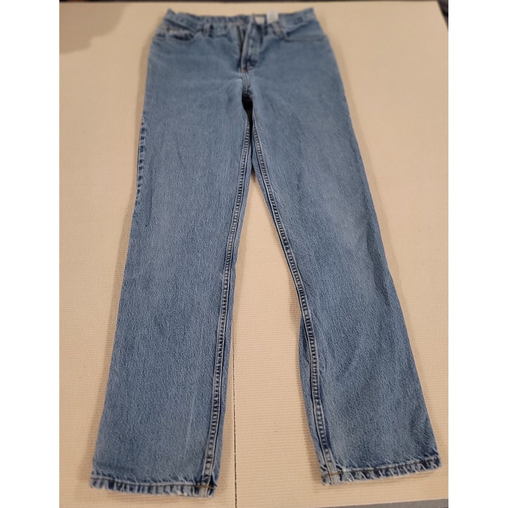 Y2K Buckle Rockies denim jeans size 13 Slim Womans light wash straight leg